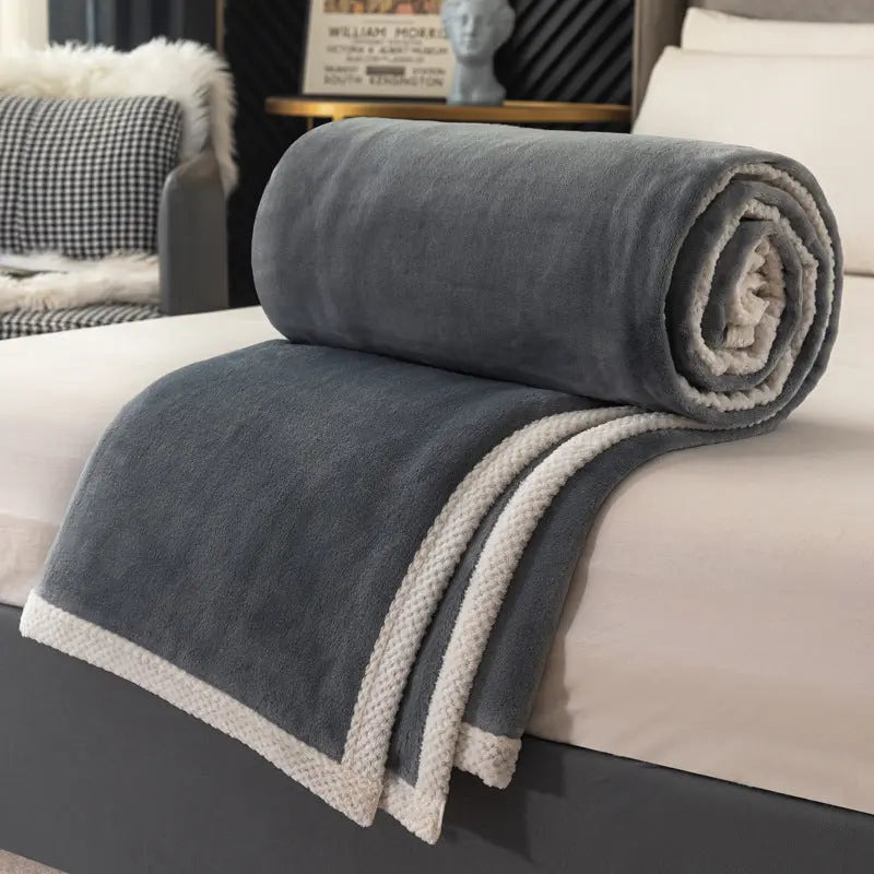 Slumblr® Trimmed Fleece Blanket