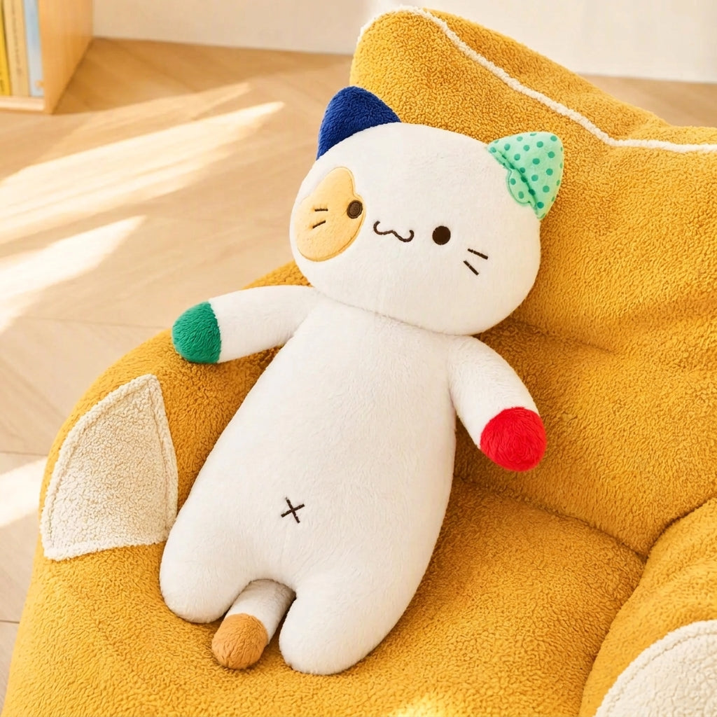 Slumblr® Quirky Long Plush Cat Pillow