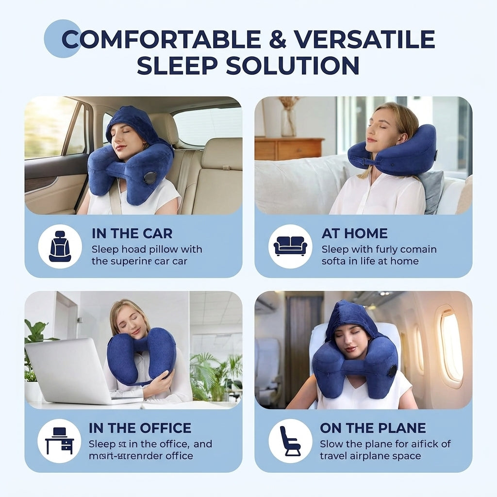 Slumblr® Inflatable Hooded Pillow