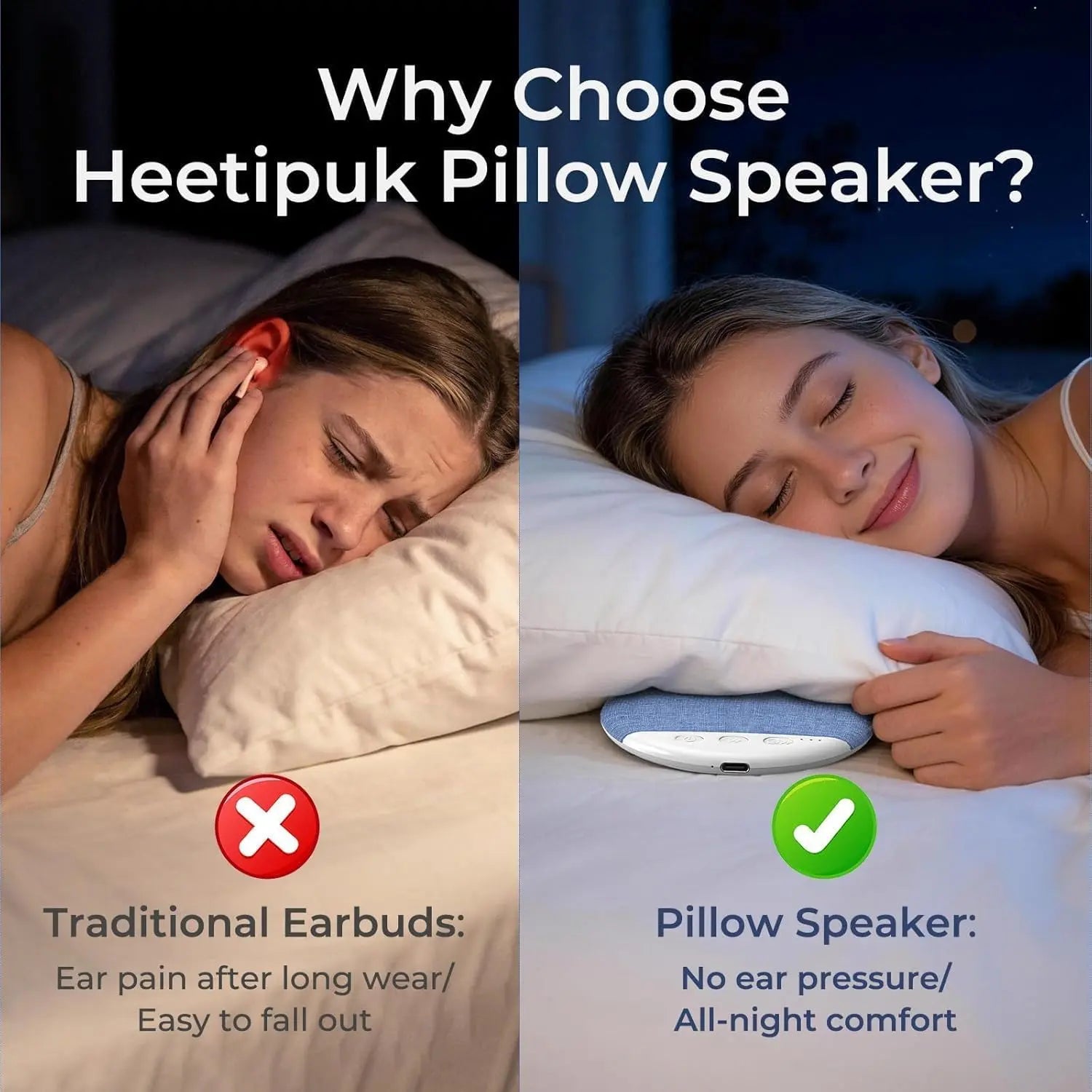 Slumblr® White Noise Pillow Speaker