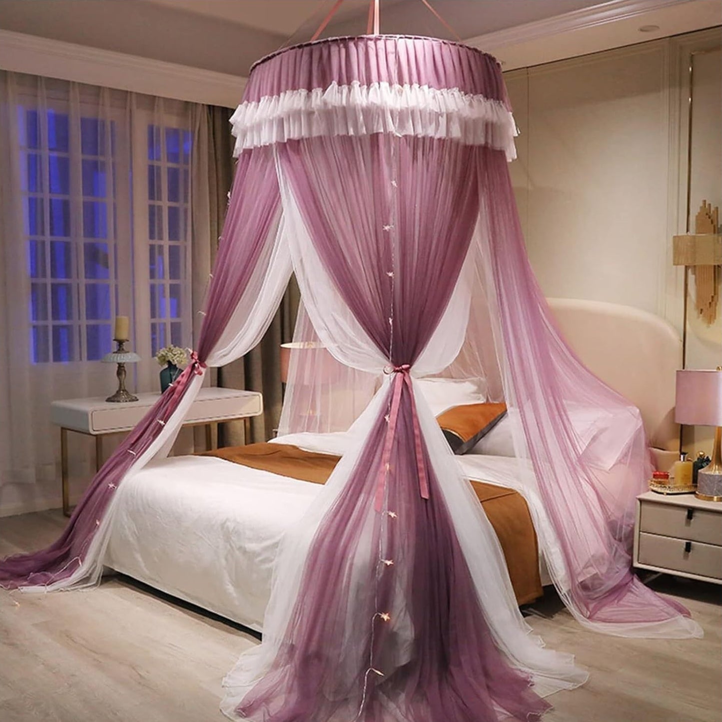 Slumblr® Princess Bed Canopy Cotton Dome