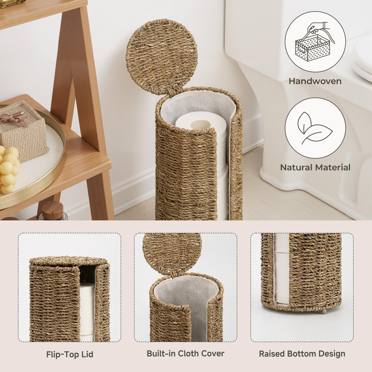 Slumblr® Braided Rope Toilet Paper Holder