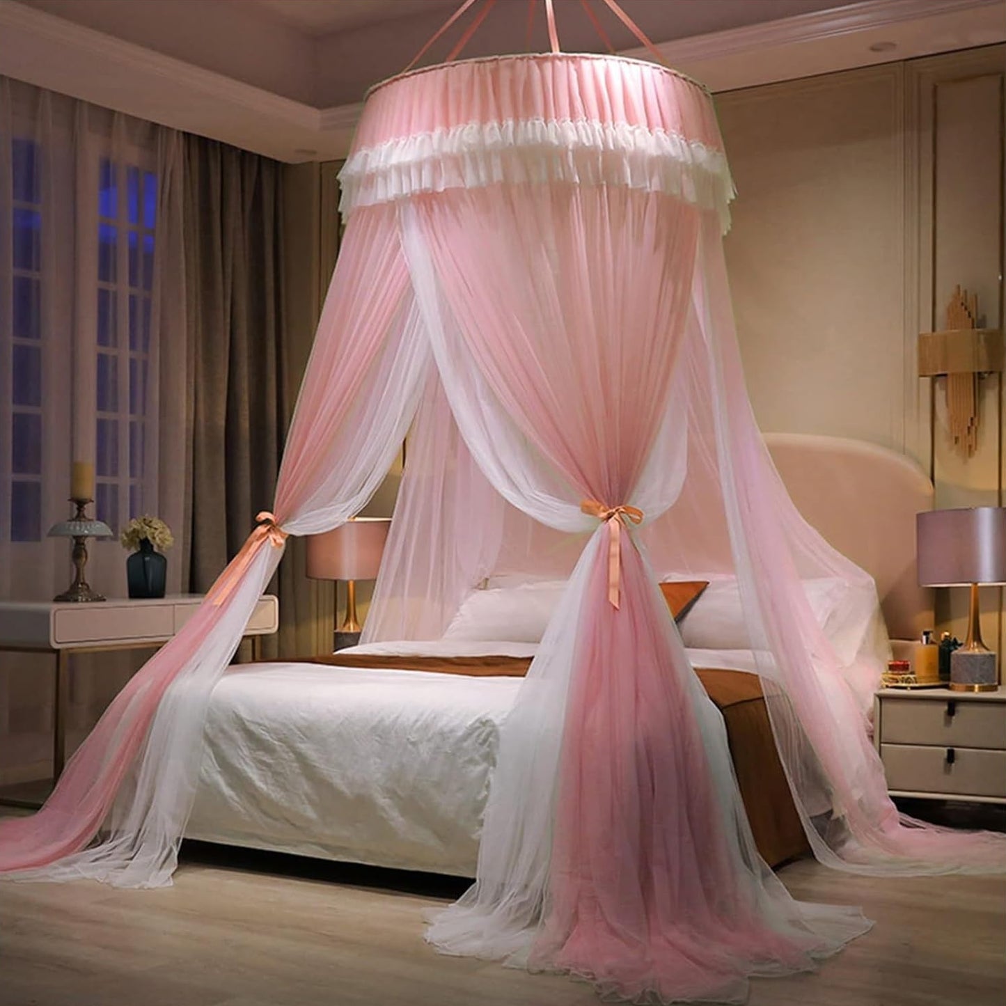 Slumblr® Princess Bed Canopy Cotton Dome