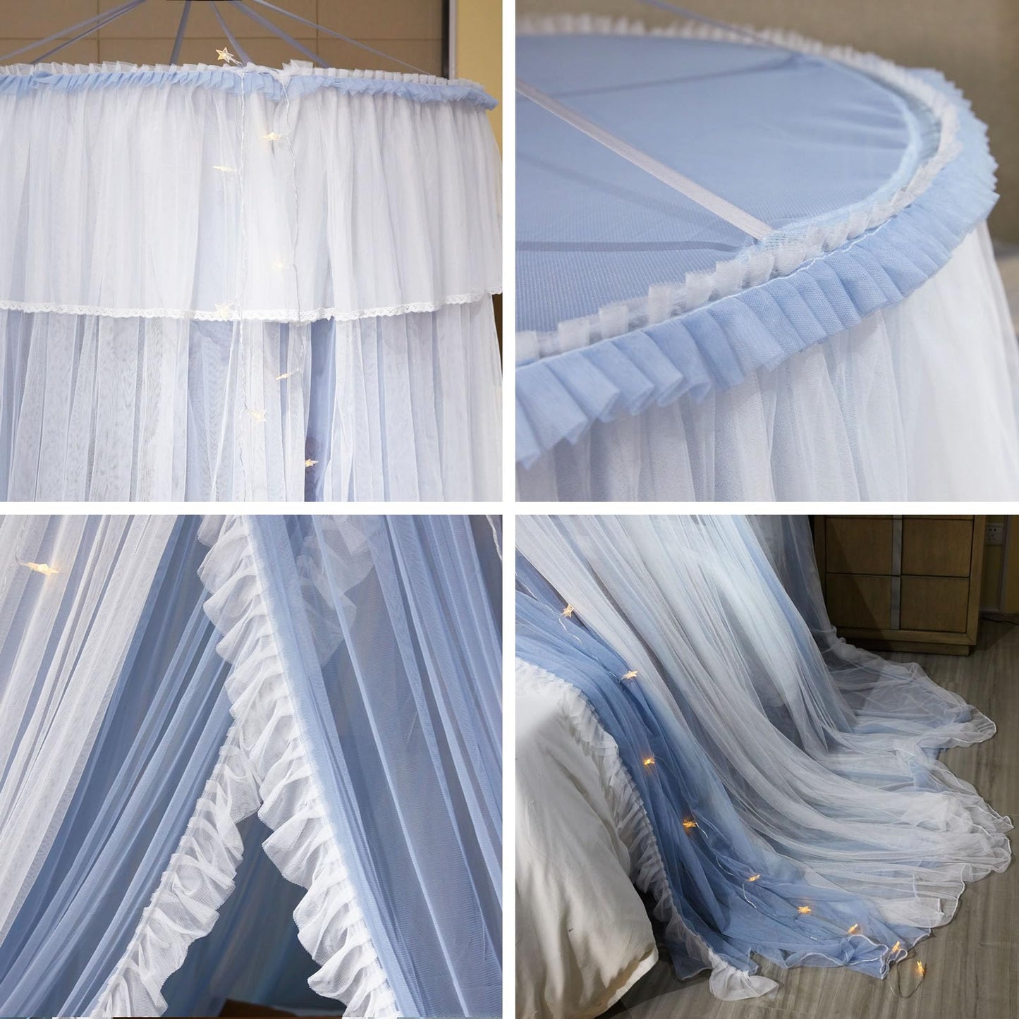 Slumblr® Princess Bed Canopy Cotton Dome