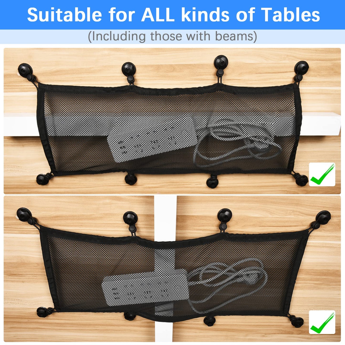 Slumblr® Flexible Under Desk Cable Management Net