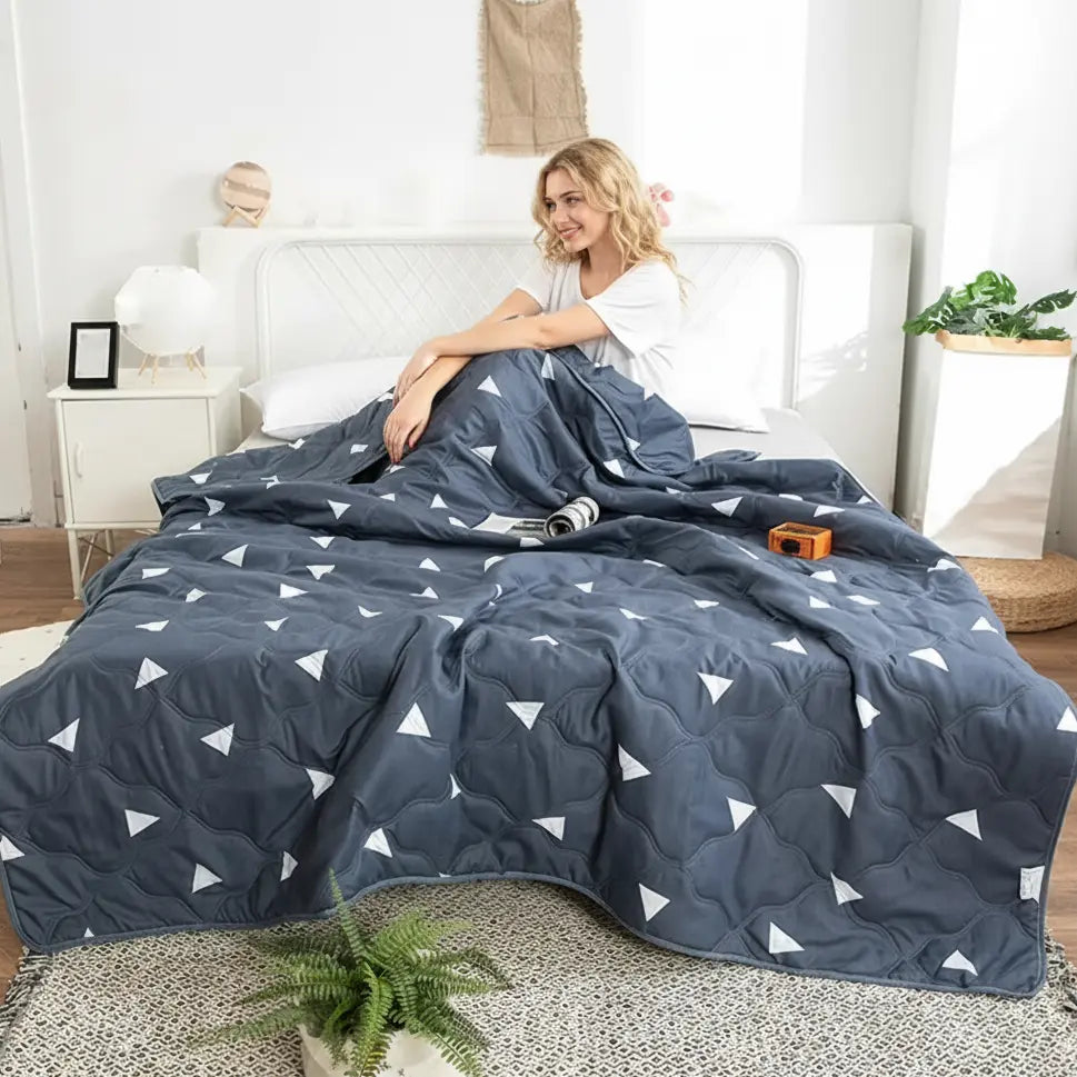 Slumblr® Geometric Patterned Summer Quilt Slumblr