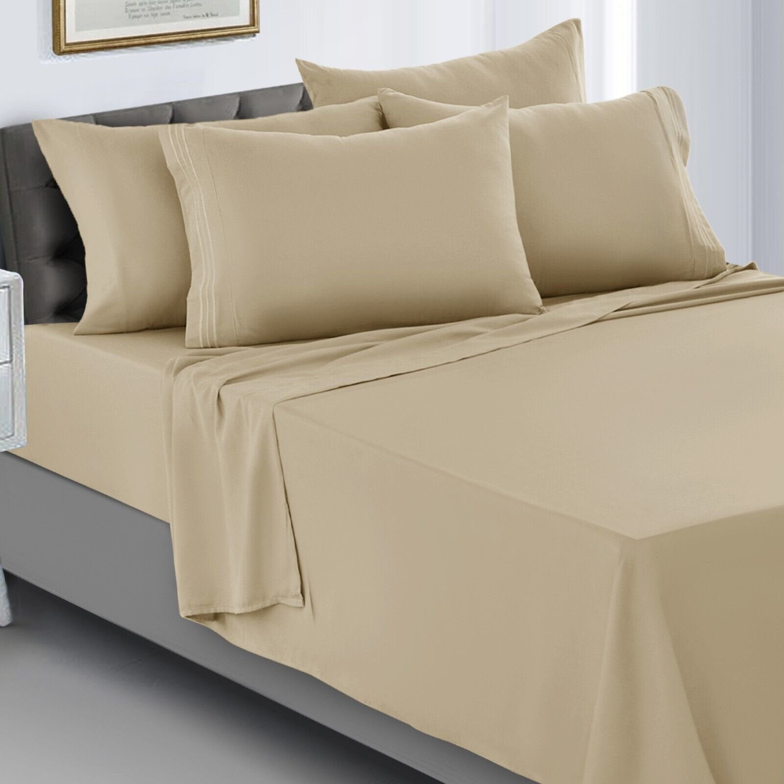 Slumblr® French Linen Bedding Set (4 Pcs)