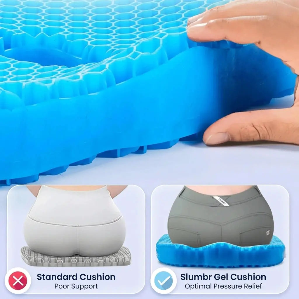 Slumblr® Honeycomb Gel Silicone Seat Cushion