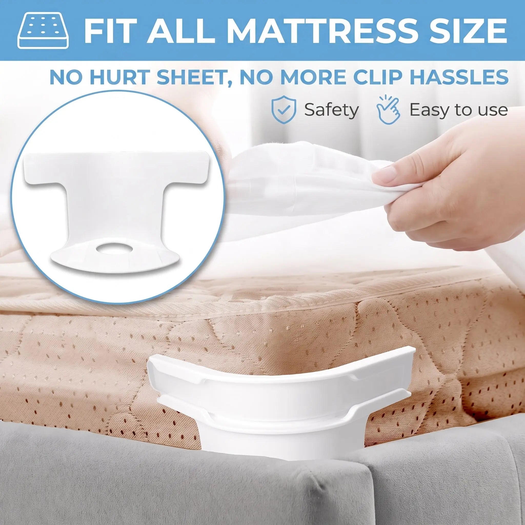 Slumblr® Sheet Gripper Straps (4 Pcs)