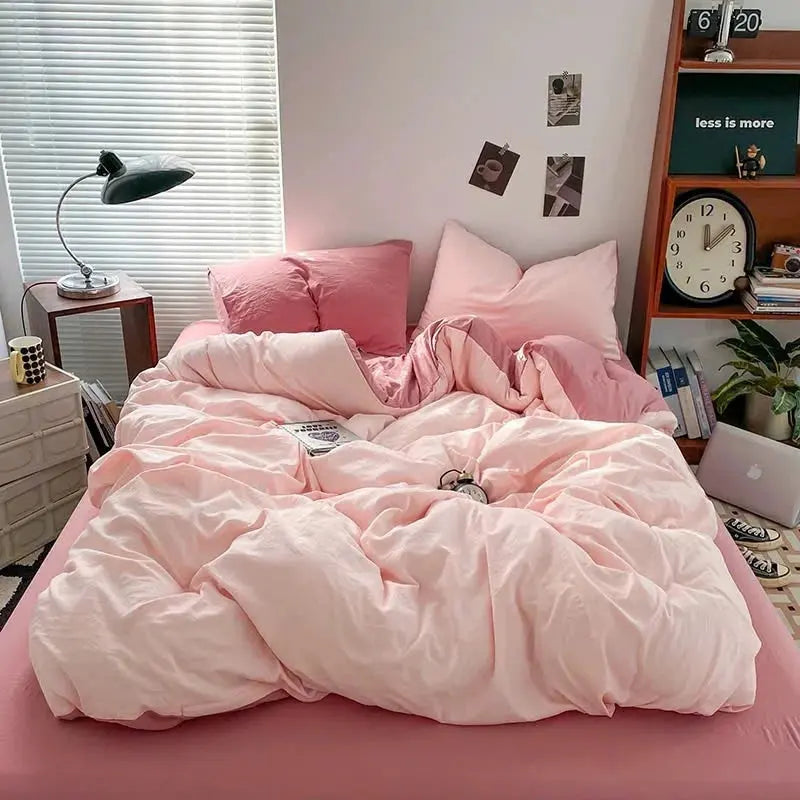 Slumblr® Pink Cotton Bedding Set