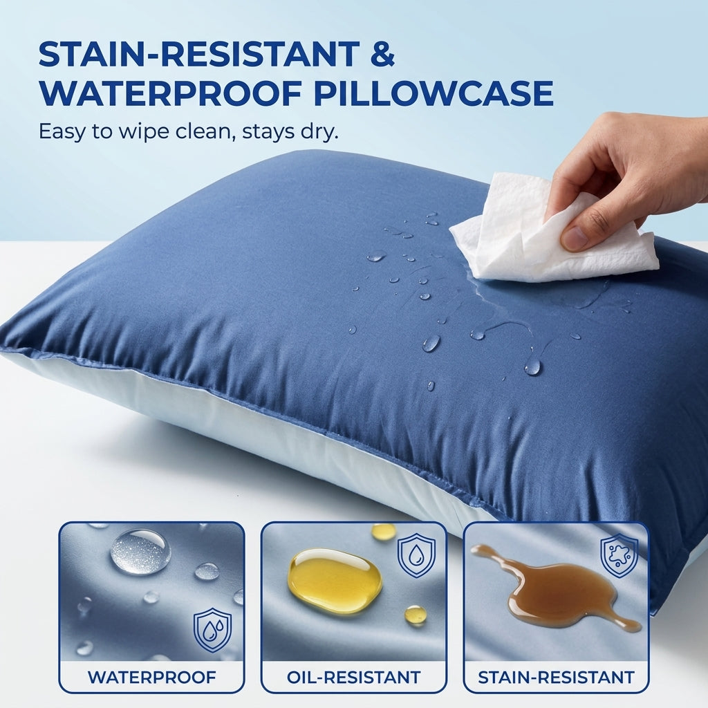 Slumblr® Rectangle Medium Support Cotton Pillow