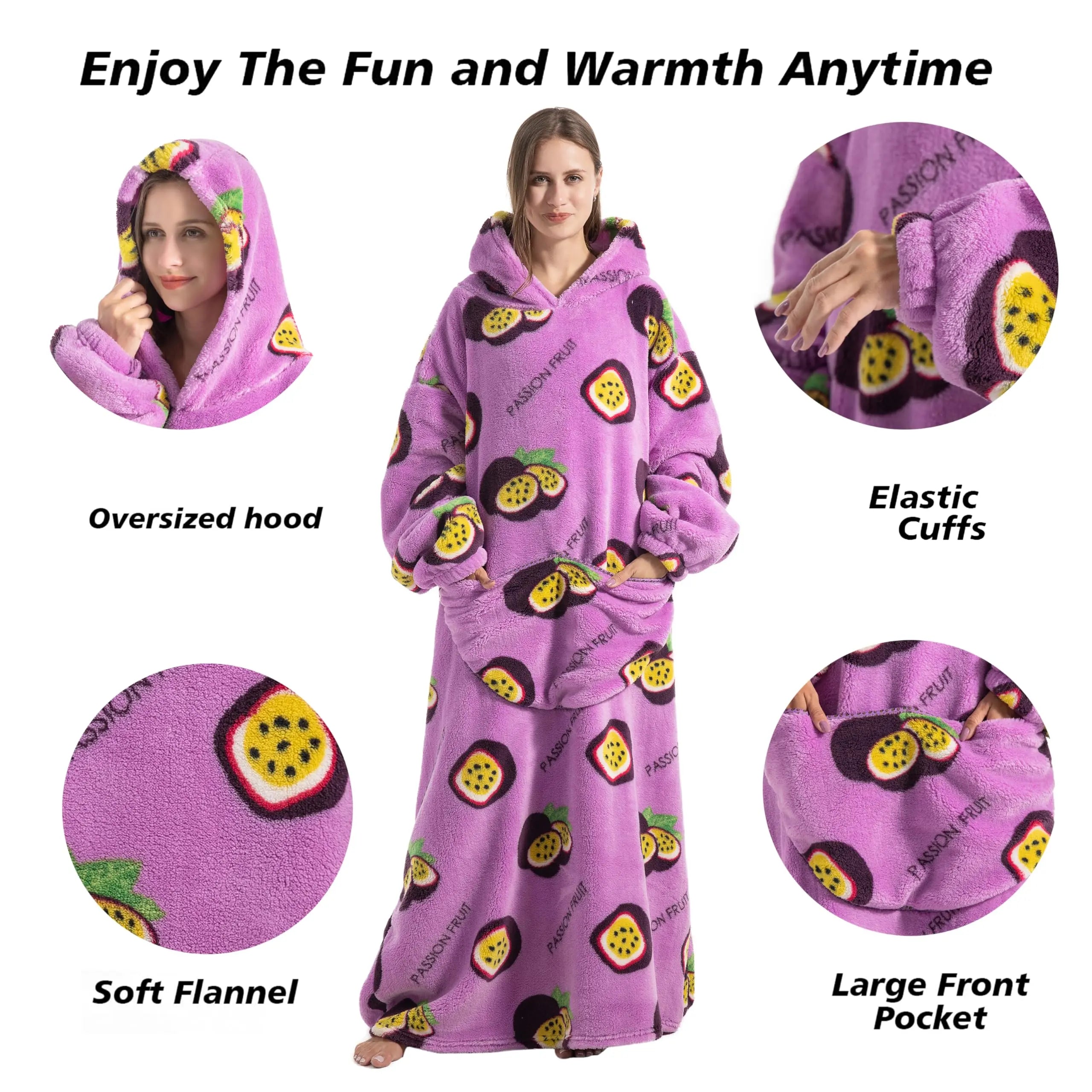 Slumblr® Long Hoodie Blanket Slumblr
