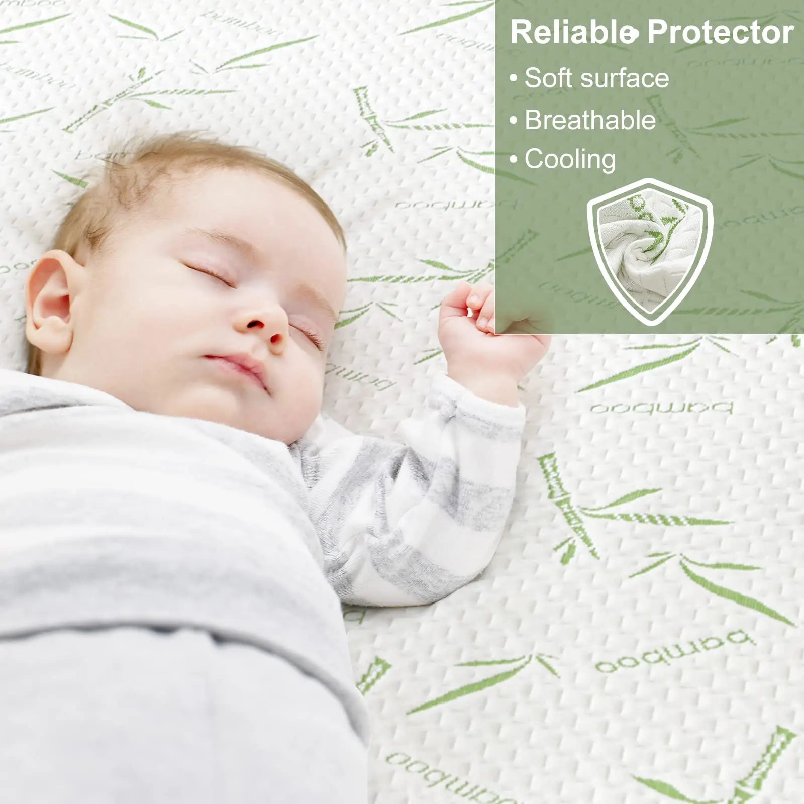 Slumblr® Cooling Bamboo Fiber Fitted Sheet Slumblr