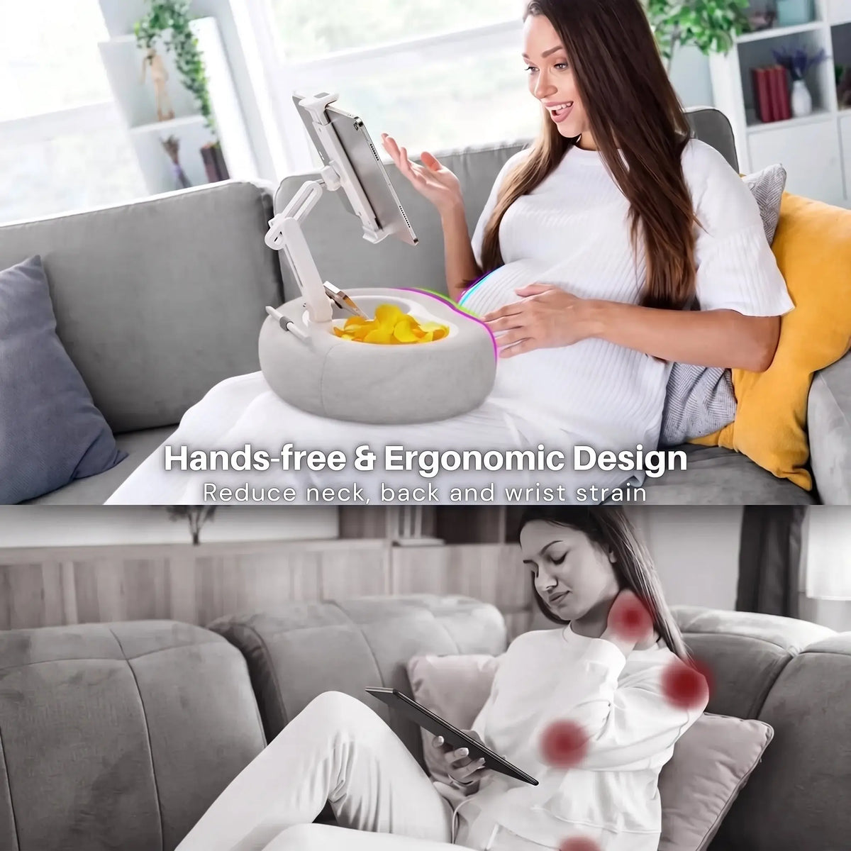 Slumblr® Adjustable Pillow Phone & Tablet Holder