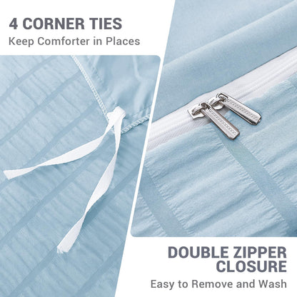 Slumblr® Microfiber Cooling Duvet Cover Set