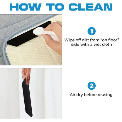 Slumblr® Rug Gripper Tape for Rug for Hardwood Floors (8pcs)