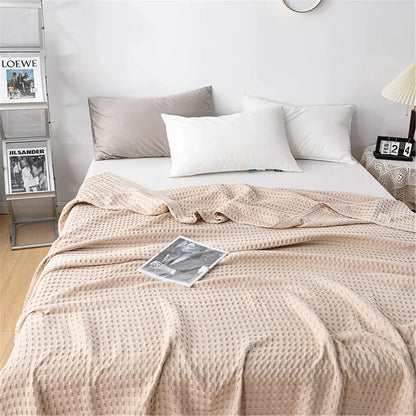 Slumblr® Cotton Waffle Weave Summer Blanket