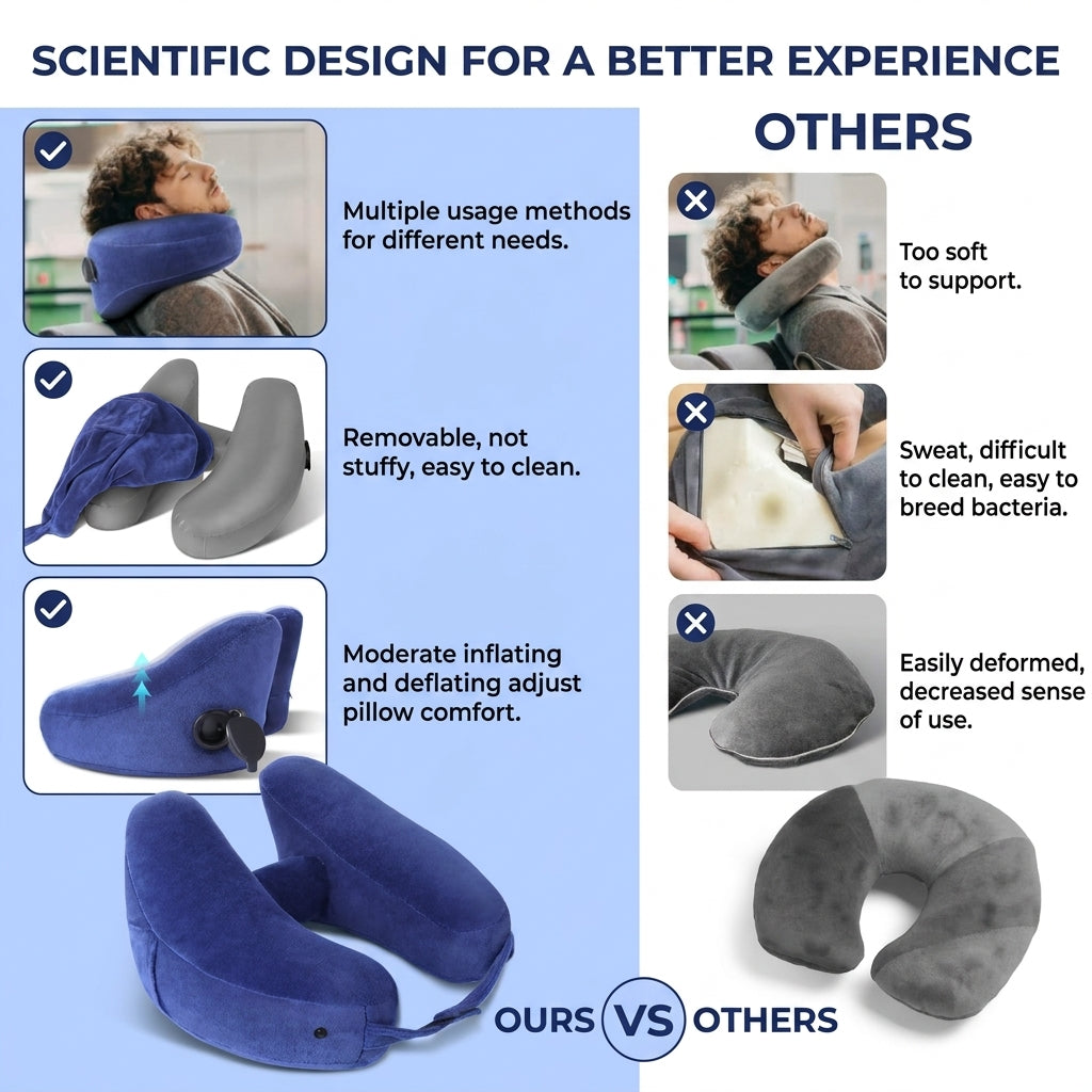 Slumblr® Inflatable Hooded Pillow