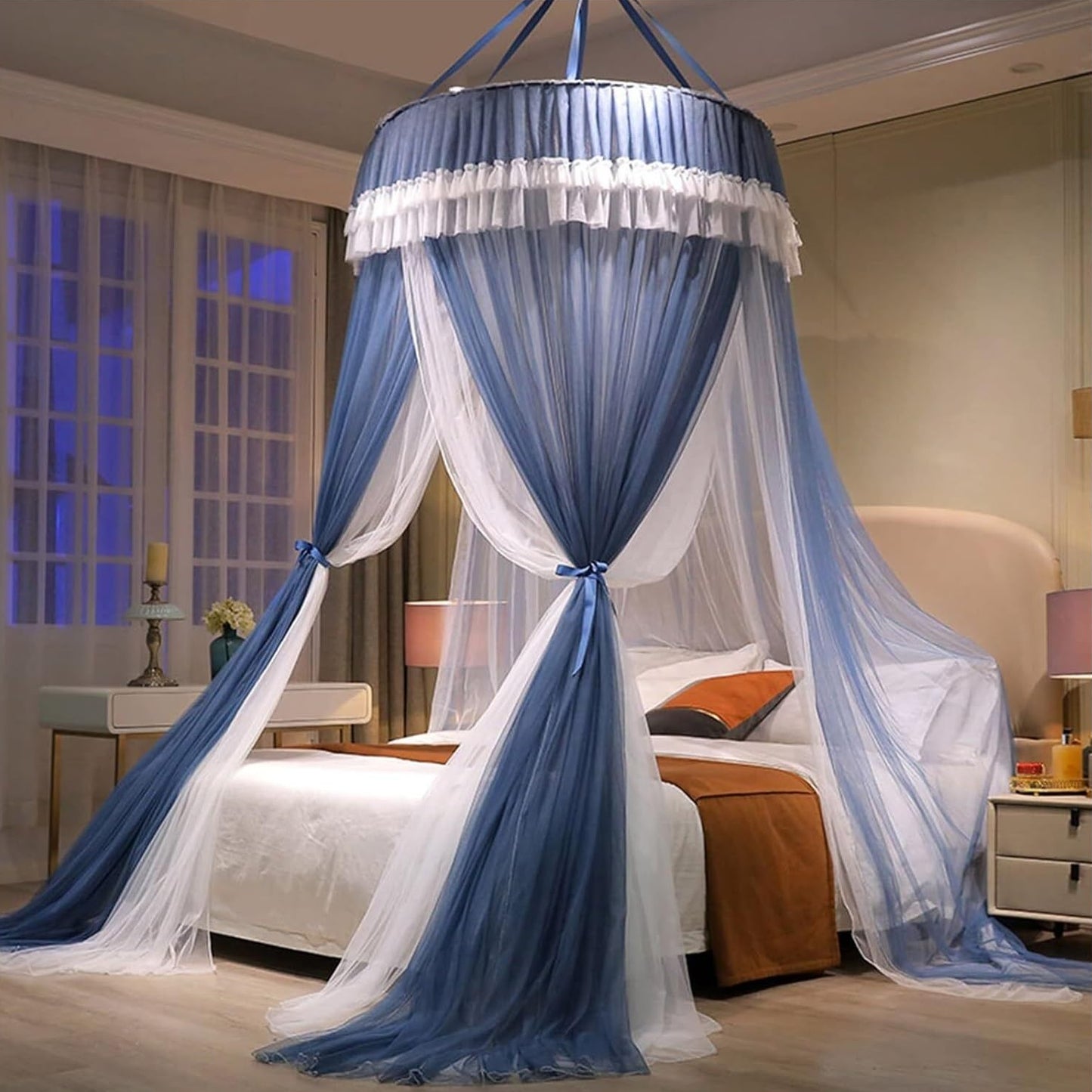 Slumblr® Princess Bed Canopy Cotton Dome