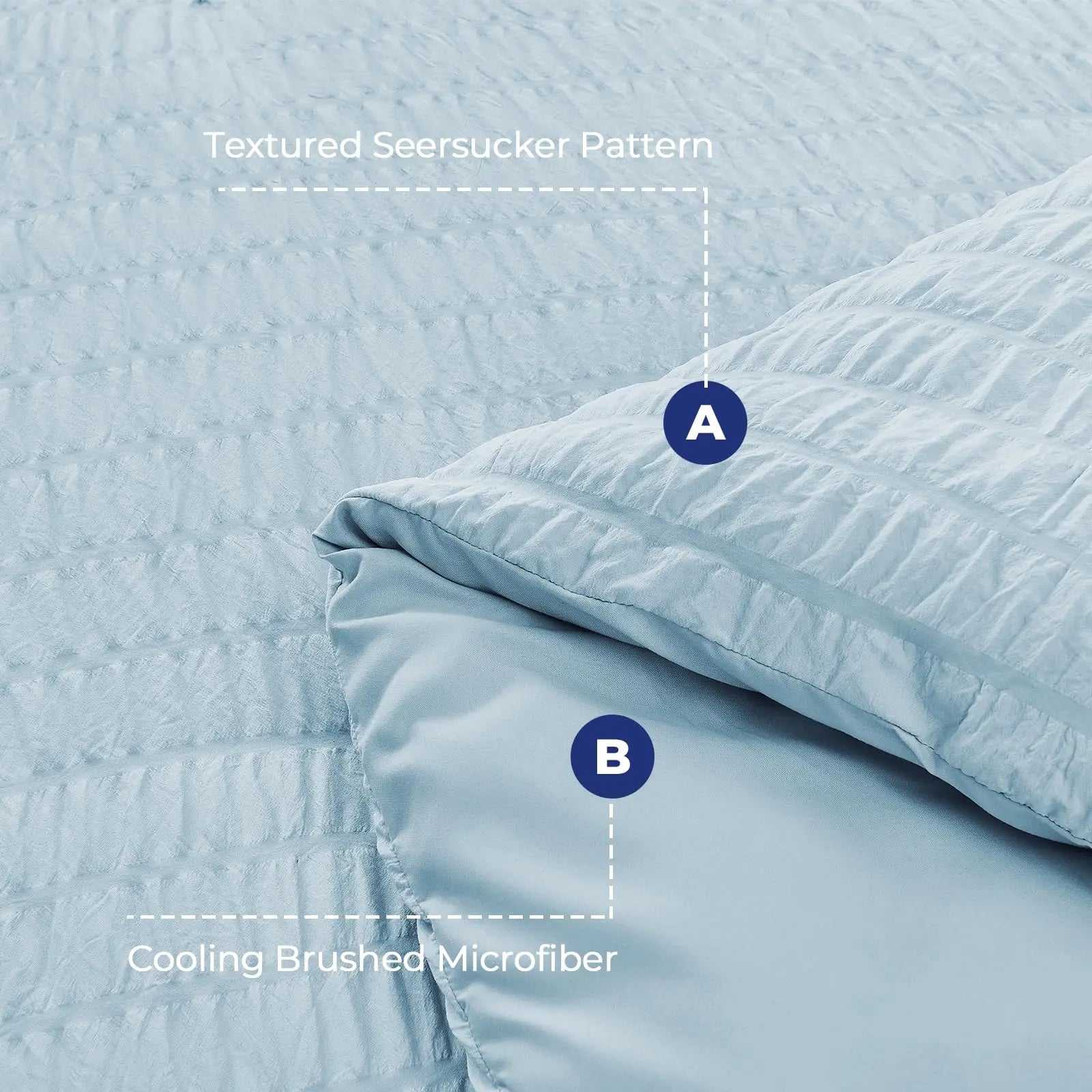 Slumblr® Microfiber Cooling Duvet Cover Set Slumblr