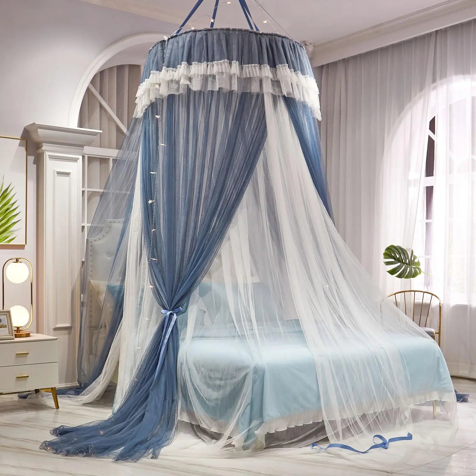 Slumblr® Princess Bed Canopy Cotton Dome Slumblr
