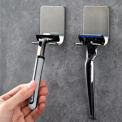 Slumblr® Razor Holder Stainless Steel Adhesive Hooks (2pcs)