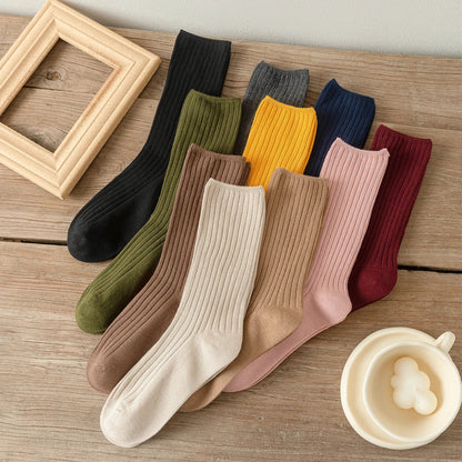 Slumblr® Womens Cute Cotton Neutral Casual Socks (5 Pcs)