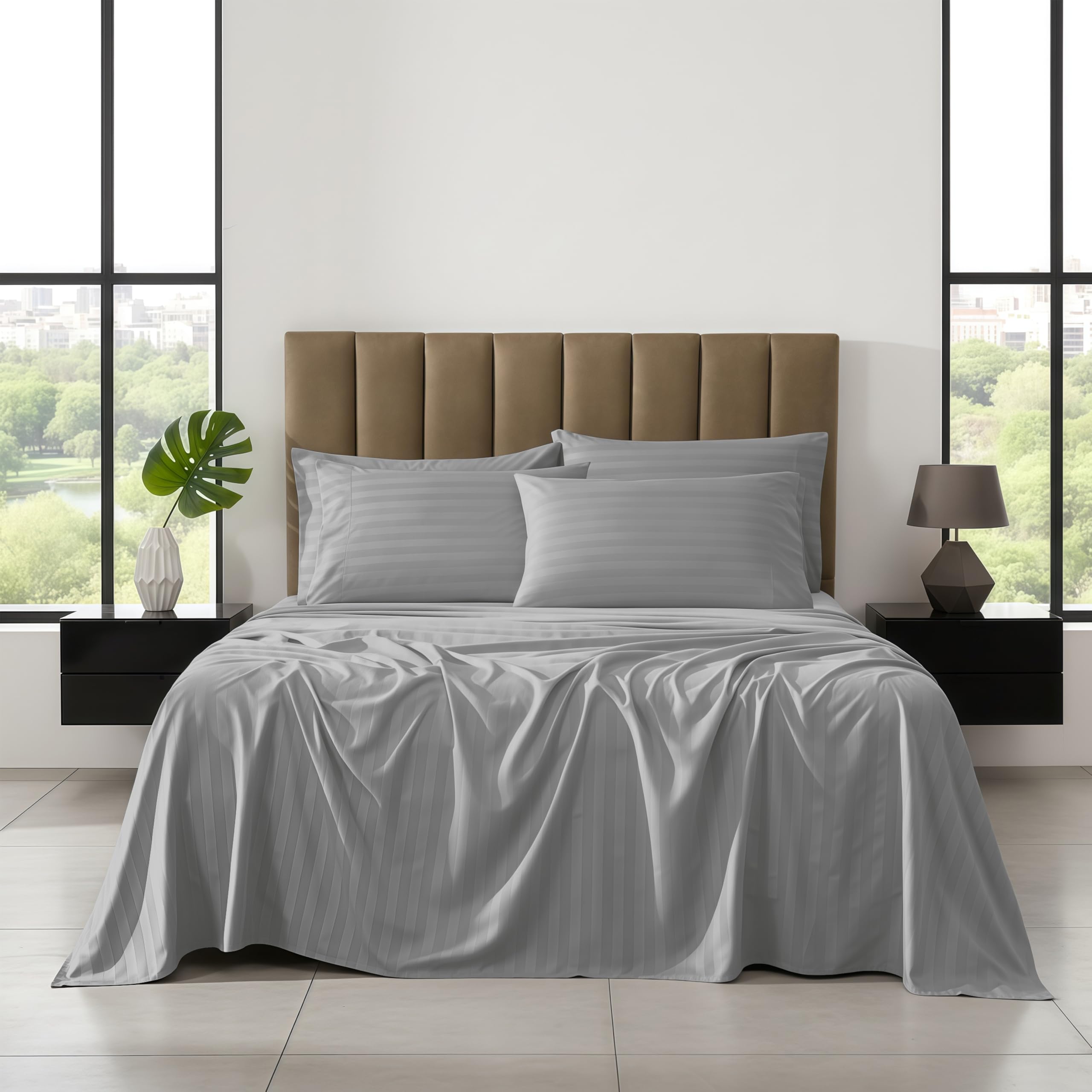 Slumblr® Solid Stripe Sheet Set