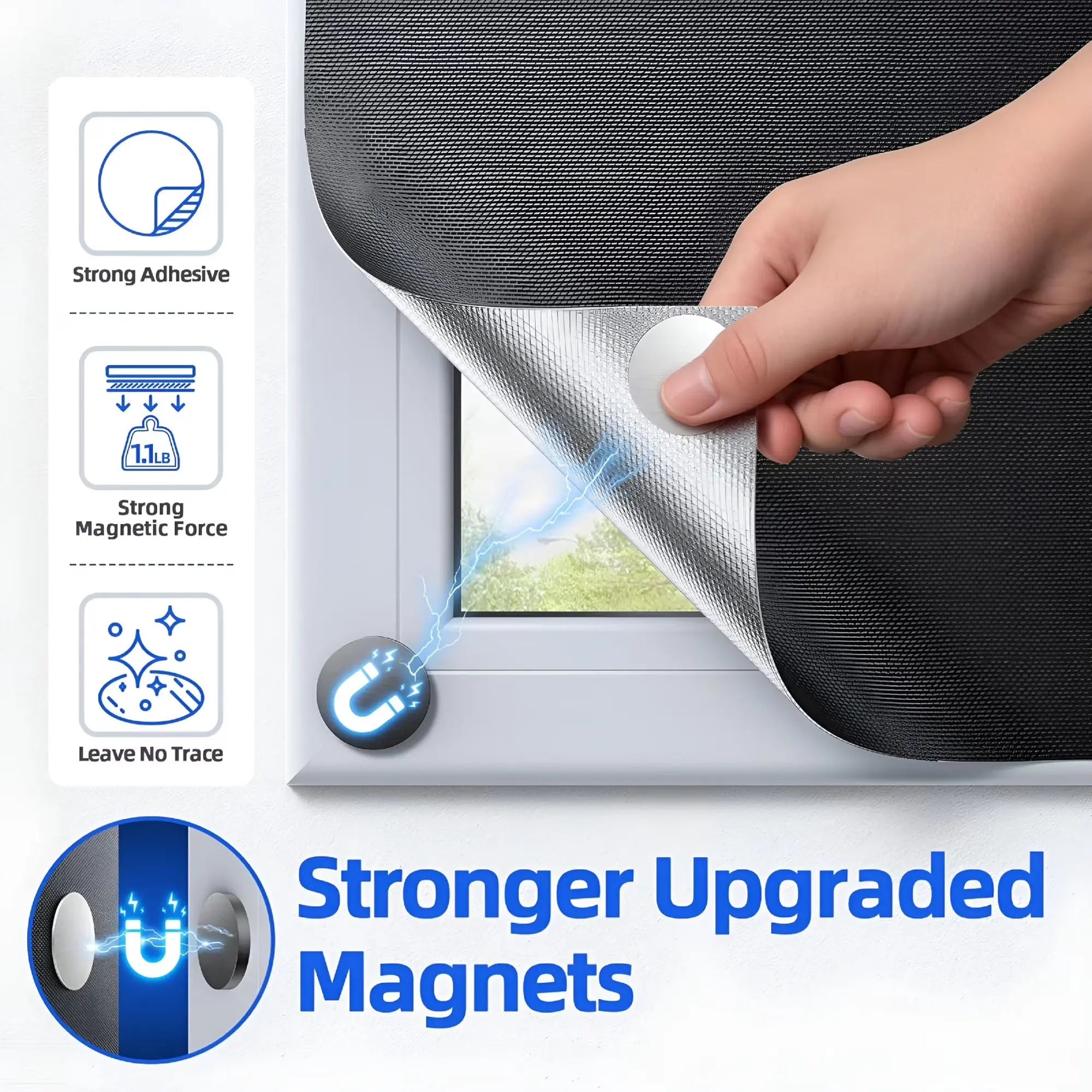 Slumblr® Magnetic Portable Blackout Window Shades