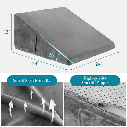 Slumblr® Cooling Memory Foam Wedge Pillow