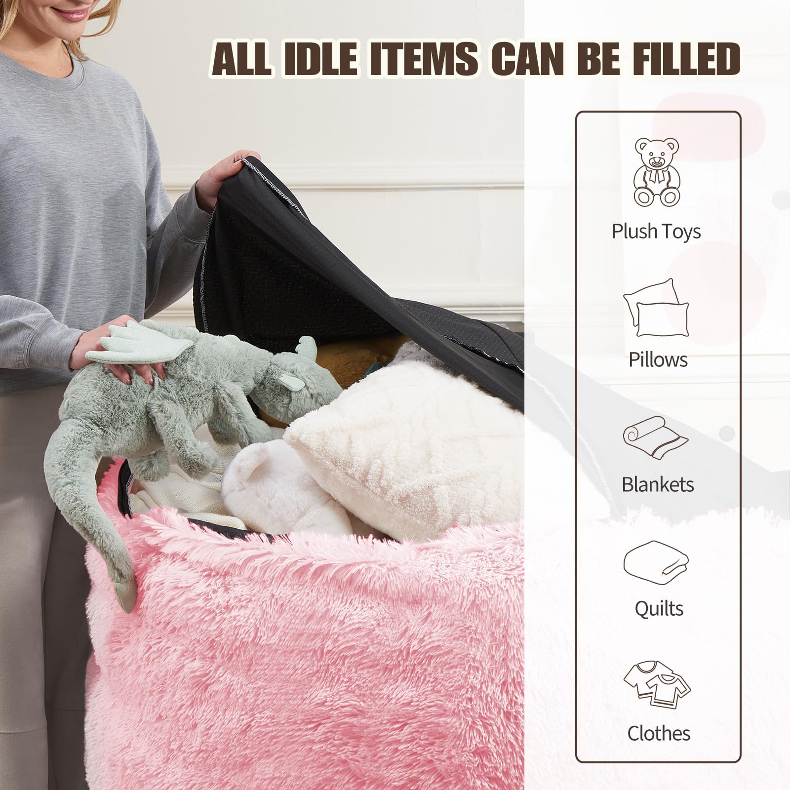 Slumblr® Plush Bean Bag Cover