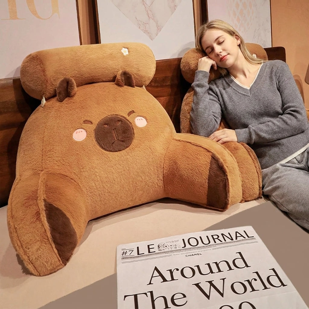 Slumblr® Capybara Reading Pillow