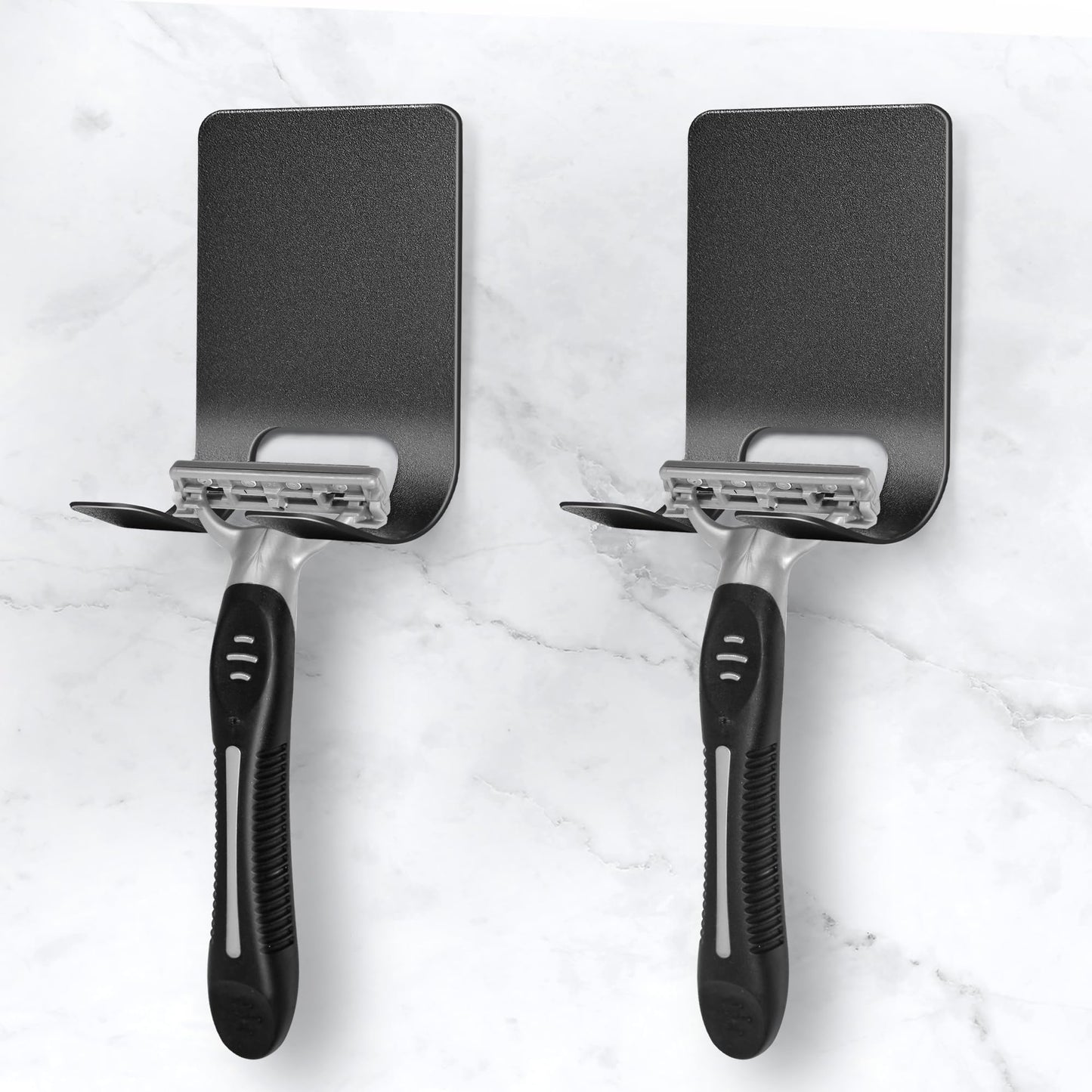 Slumblr® Razor Holder Stainless Steel Adhesive Hooks (2pcs)