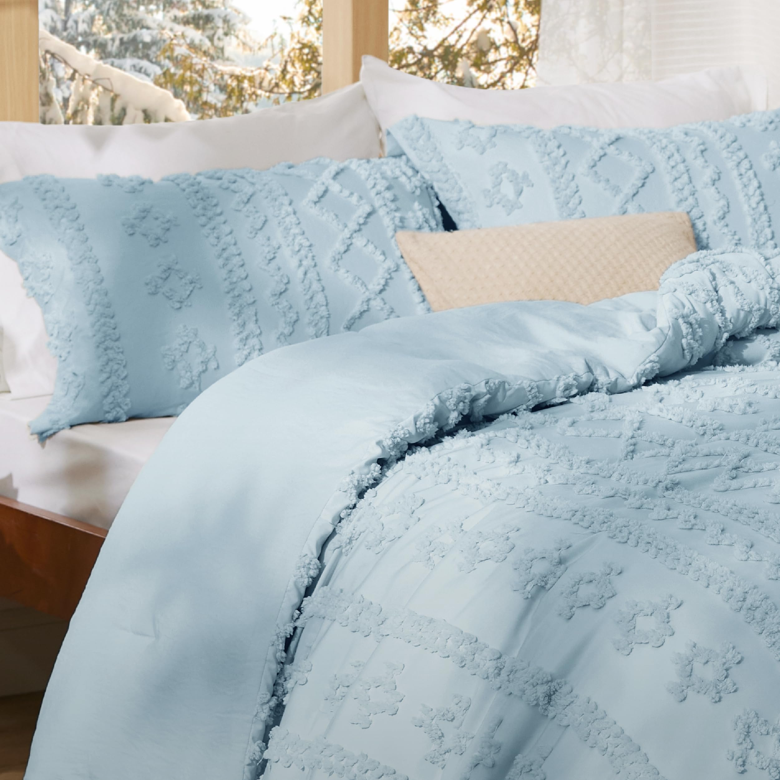 Slumblr® Tufted Boho Comforter Set (3 Pcs)