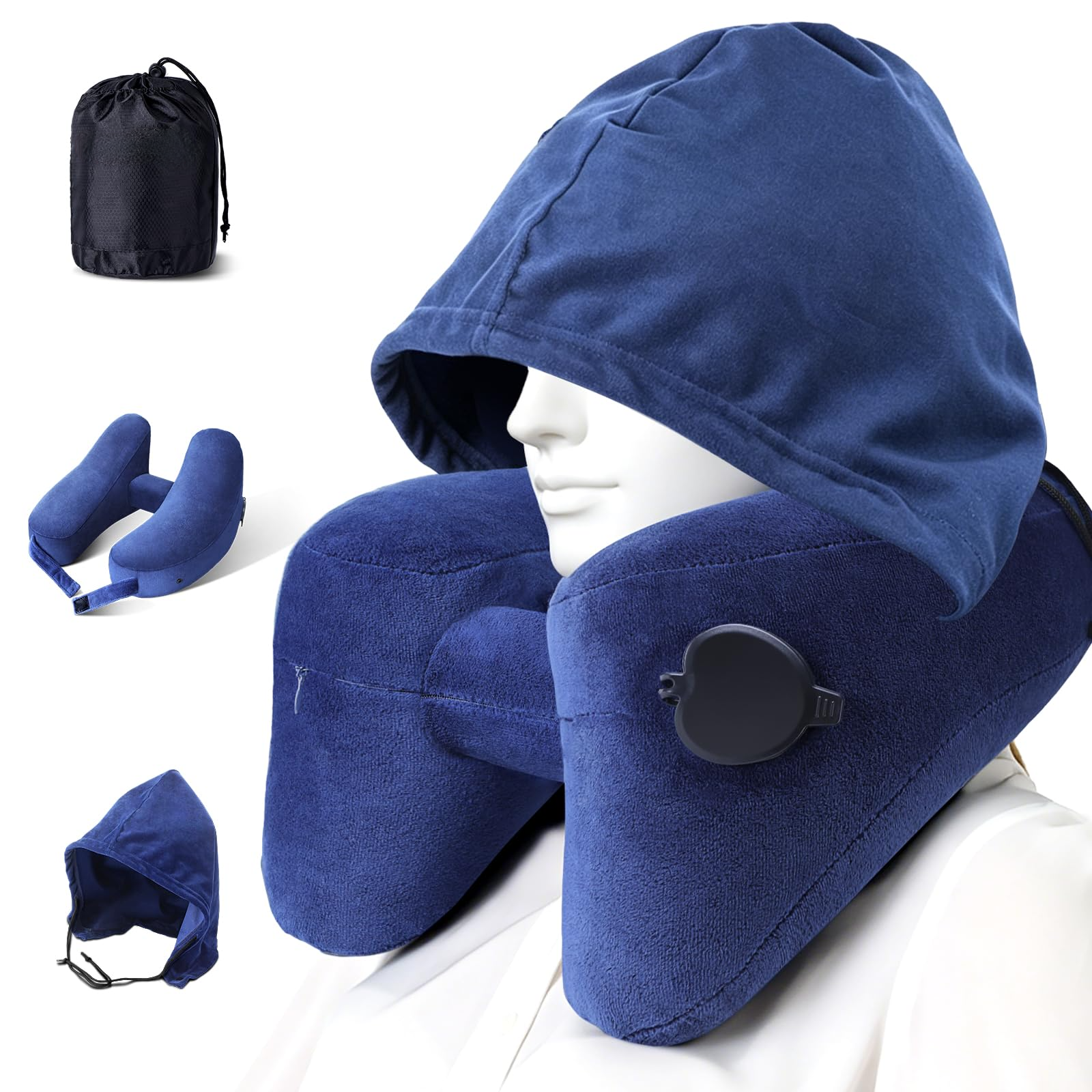 Slumblr® Inflatable Hooded Pillow