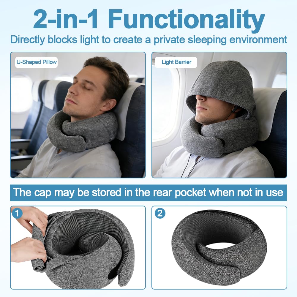 Slumblr® Hooded Neck Pillow