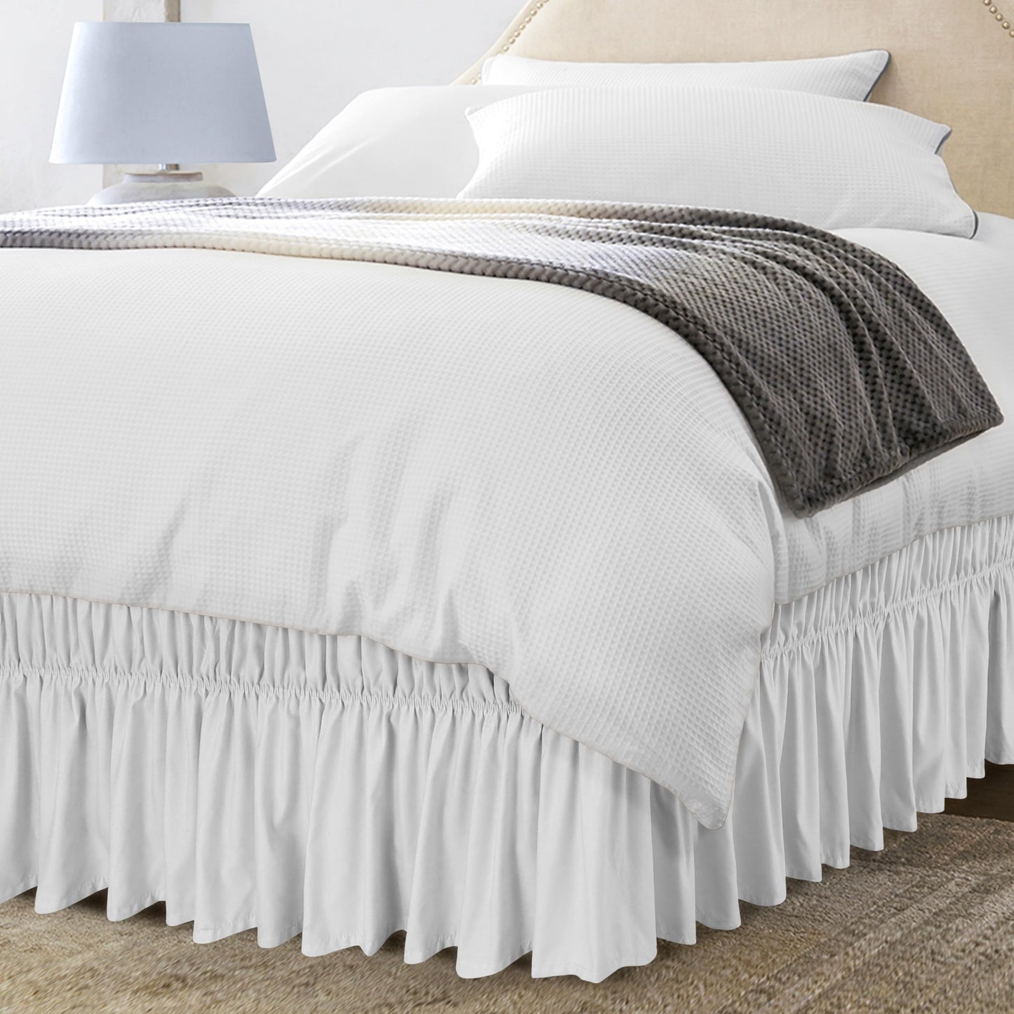 Slumblr® Elastic Wrap Around Bed Skirt