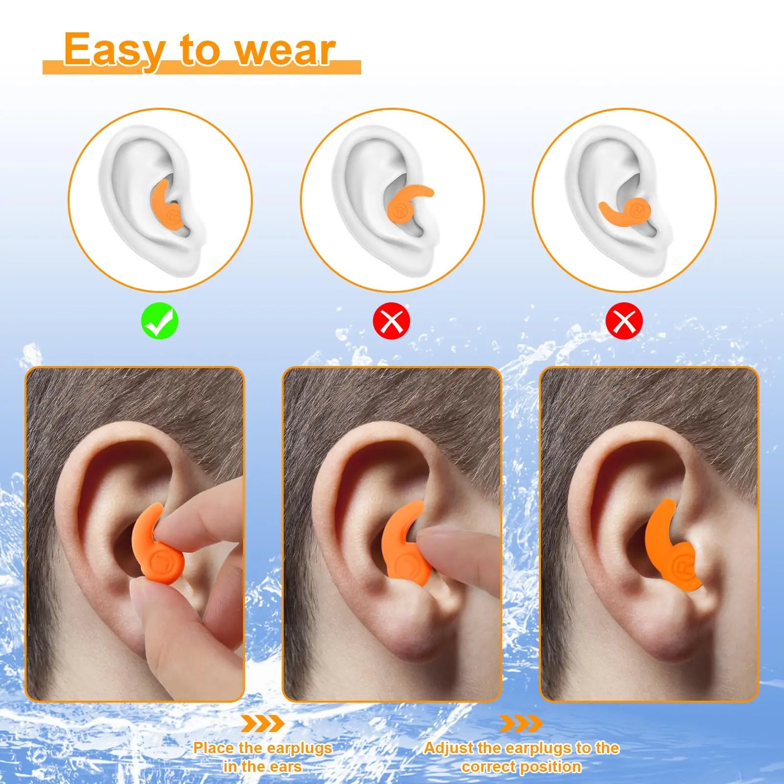 Slumblr® Silicone Sleep Ear Plugs (2 Pcs)