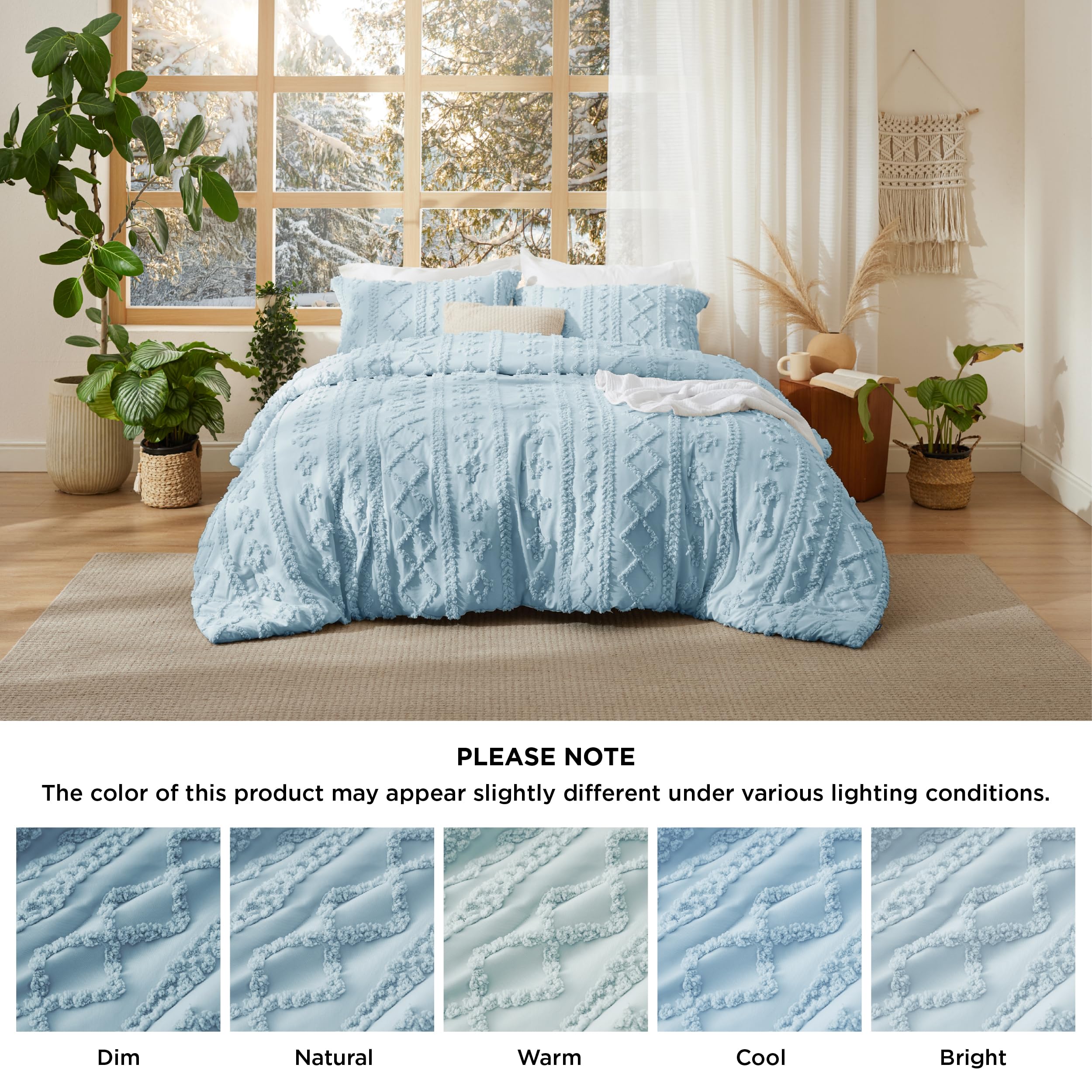 Slumblr® Tufted Boho Comforter Set (3 Pcs)
