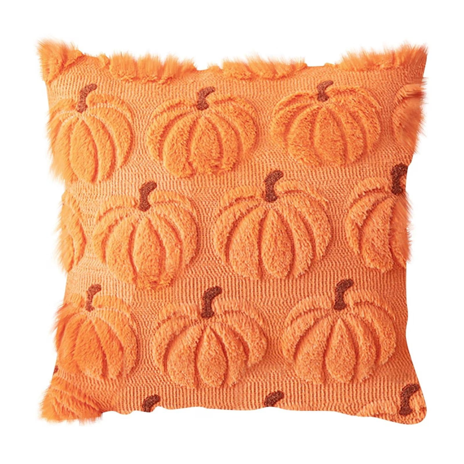 Slumblr® Pumpkin Faux Fur Covers