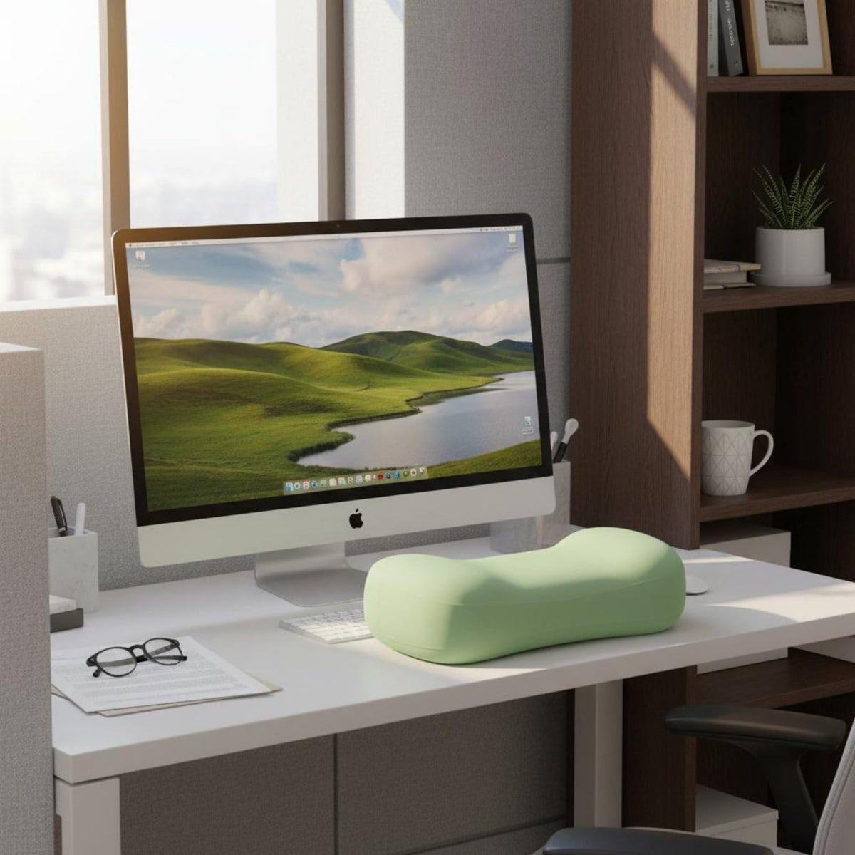 Slumblr® Office Nap Pillow with Ice Silk Fabric