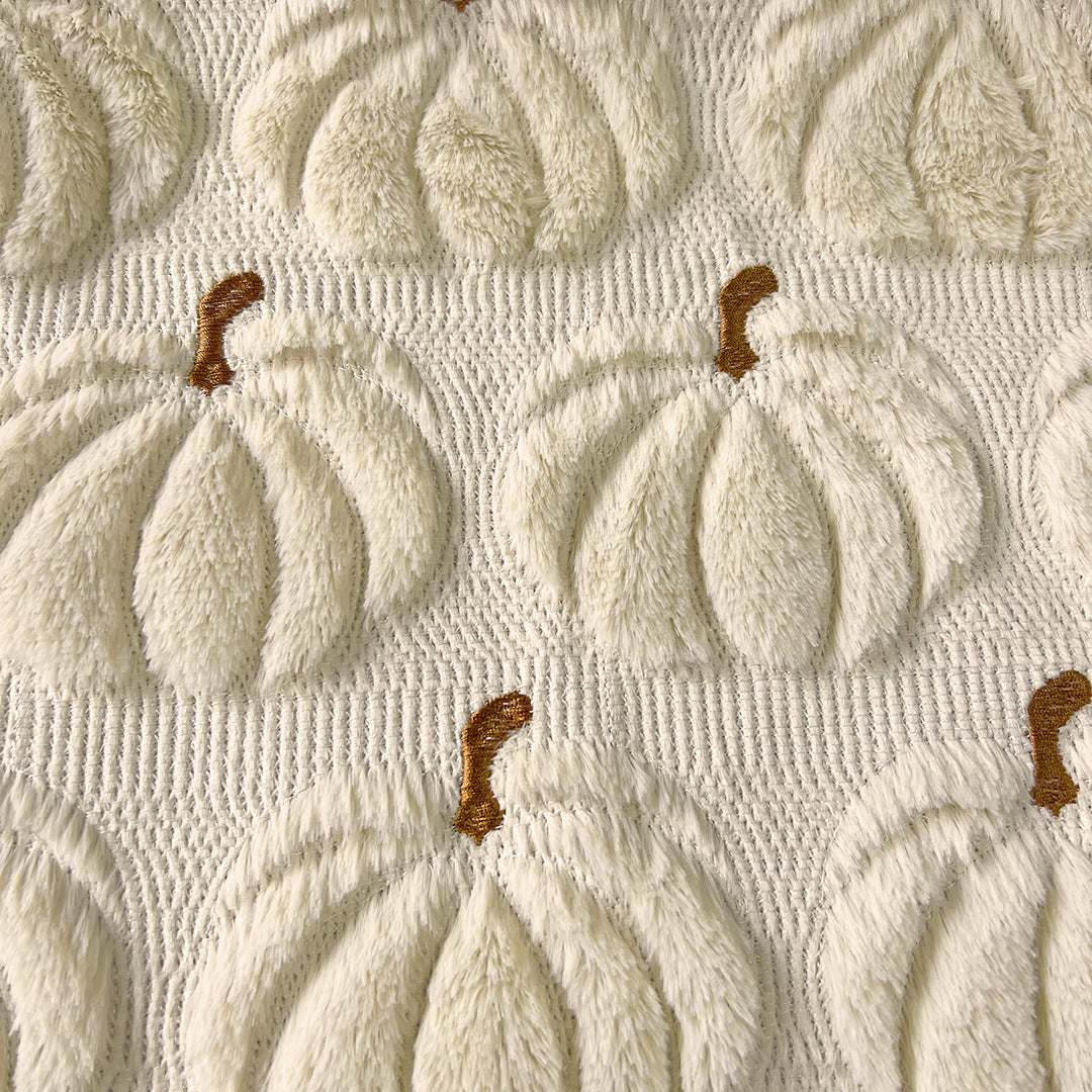 Slumblr® Pumpkin Faux Fur Covers