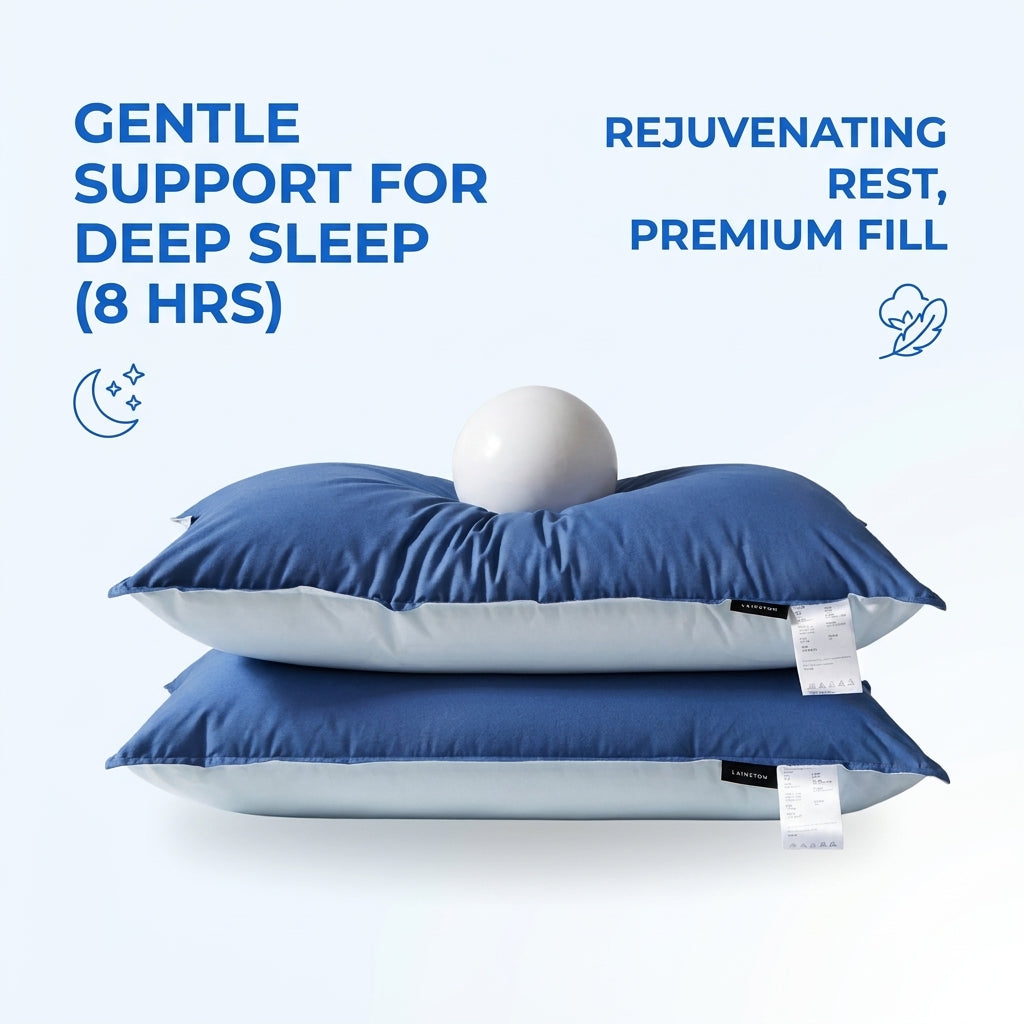 Slumblr® Rectangle Medium Support Cotton Pillow