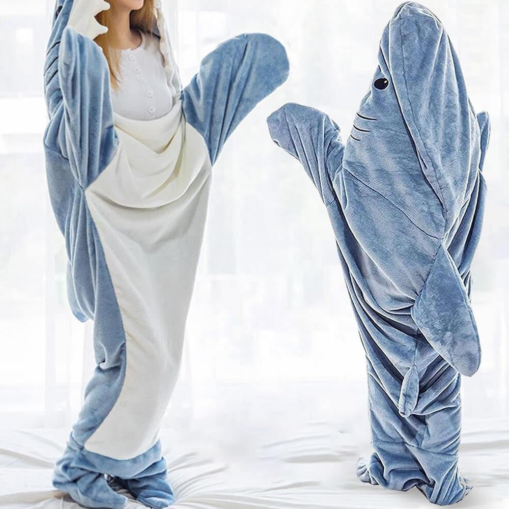 Slumblr® Shark Hoodie Blanket Slumblr