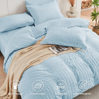 Slumblr® Microfiber Cooling Duvet Cover Set