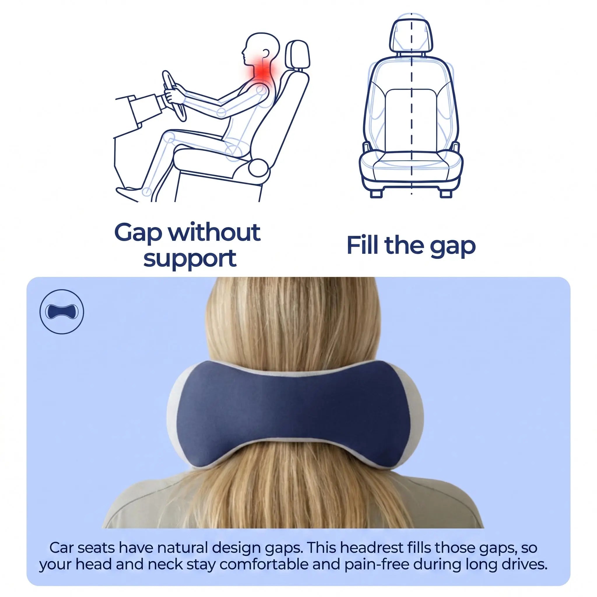 Slumblr® Ergonomic Traction Support Cushion