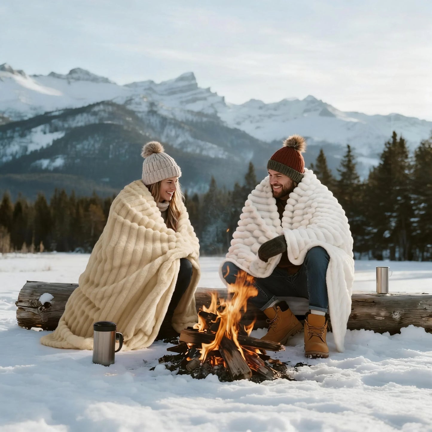 Slumblr® Faux Rabbit Fur Throw Blanket