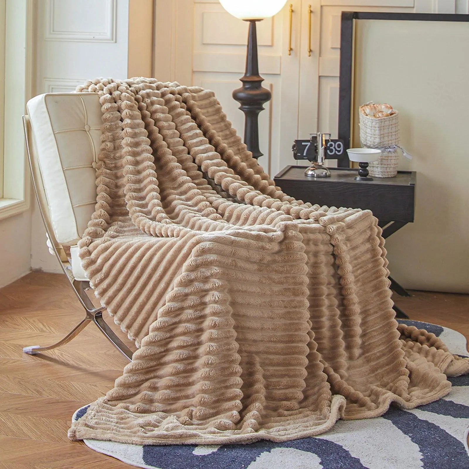 Slumblr® Faux Rabbit Fur Throw Blanket Slumblr