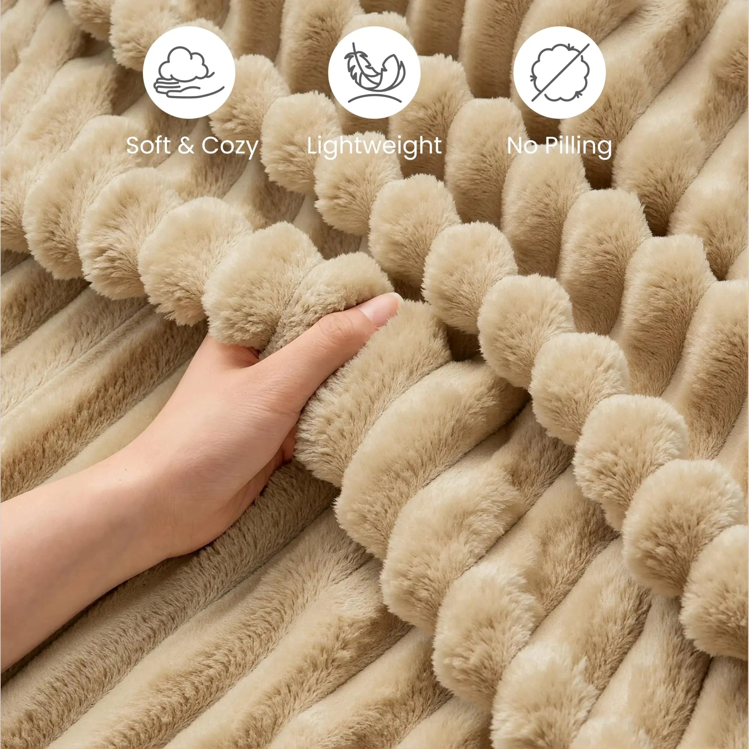 Slumblr® Faux Rabbit Fur Throw Blanket Slumblr