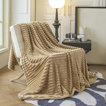 Slumblr® Faux Rabbit Fur Throw Blanket